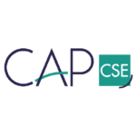 Logo de CAP CSE, partenaire du musée du vin et du négoce de Bordeaux.